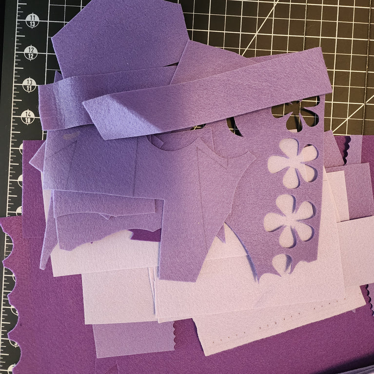 Felt Scraps/Imperfect Felt