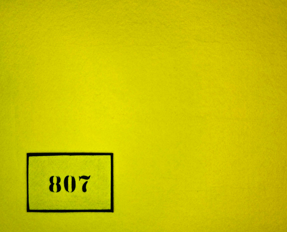 807 NEON YELLOW 9x11