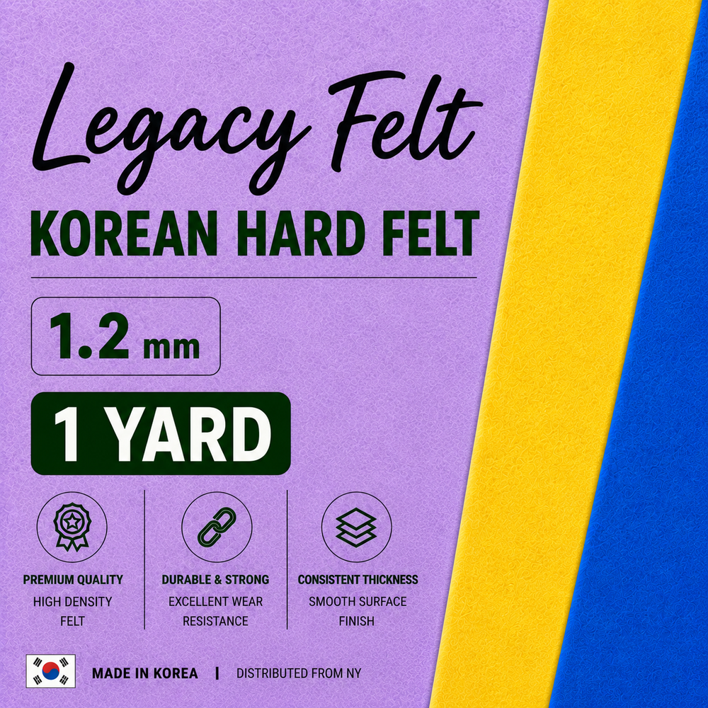 1 Yard Hard Korean Felt