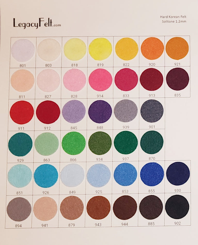 Hard Korean 9x11 sheets