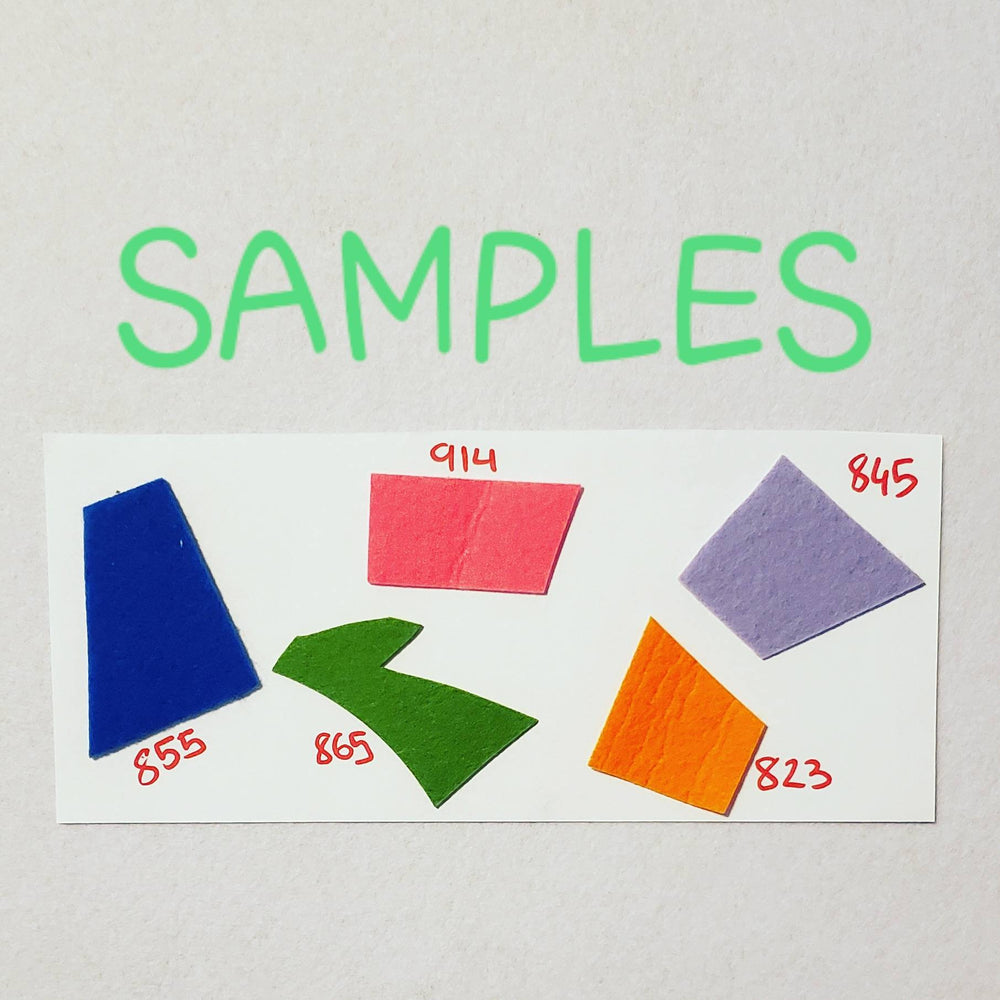 FELT SAMPLES